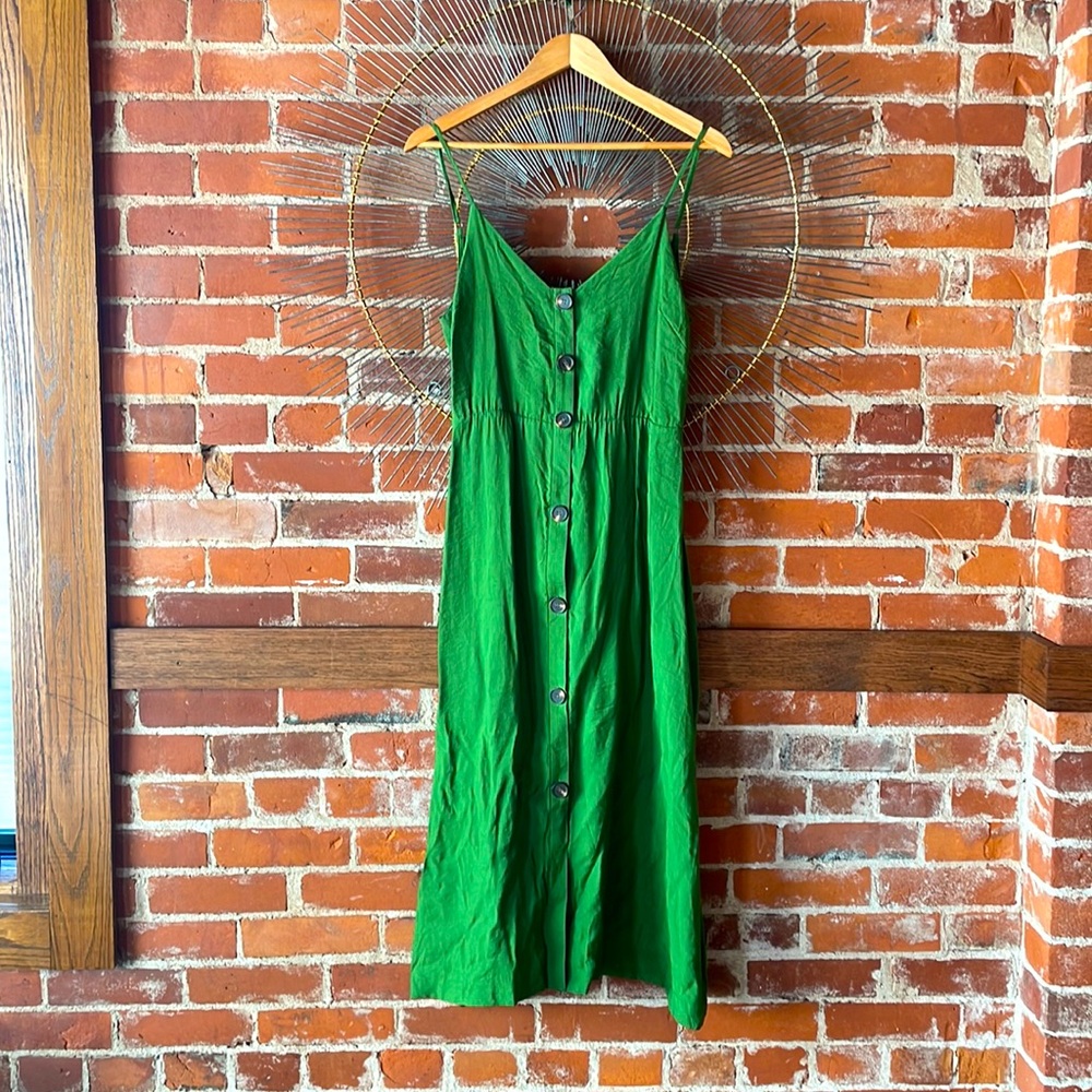 Lush Green Sundress